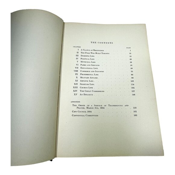 Toronto 100 Years Local History 1934 JE Middleton HC Official Centennial Book - Picture 7 of 12